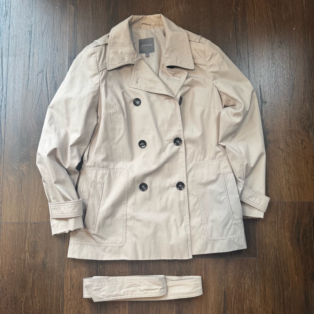 Classic Double Breasted Trench Coat